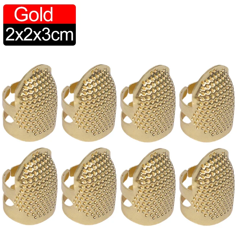 retrò protezione per le dita Anello ditale antico fa per lavoro manuale Aghi per ditale antiscivolo impostato da cucito fai da te per la casa Accessori per strumenti: L / MULTI