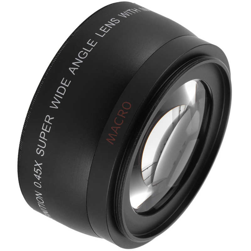 Camera Extra Lens Black Camera Lens Voor Camera Lens Met Filter Diameter Van 55Mm Camera Accessoire