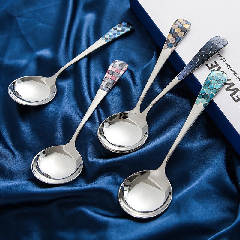 304 Roestvrij Stalen Lepel Keuken Koken Lepel Dessert Accessoires