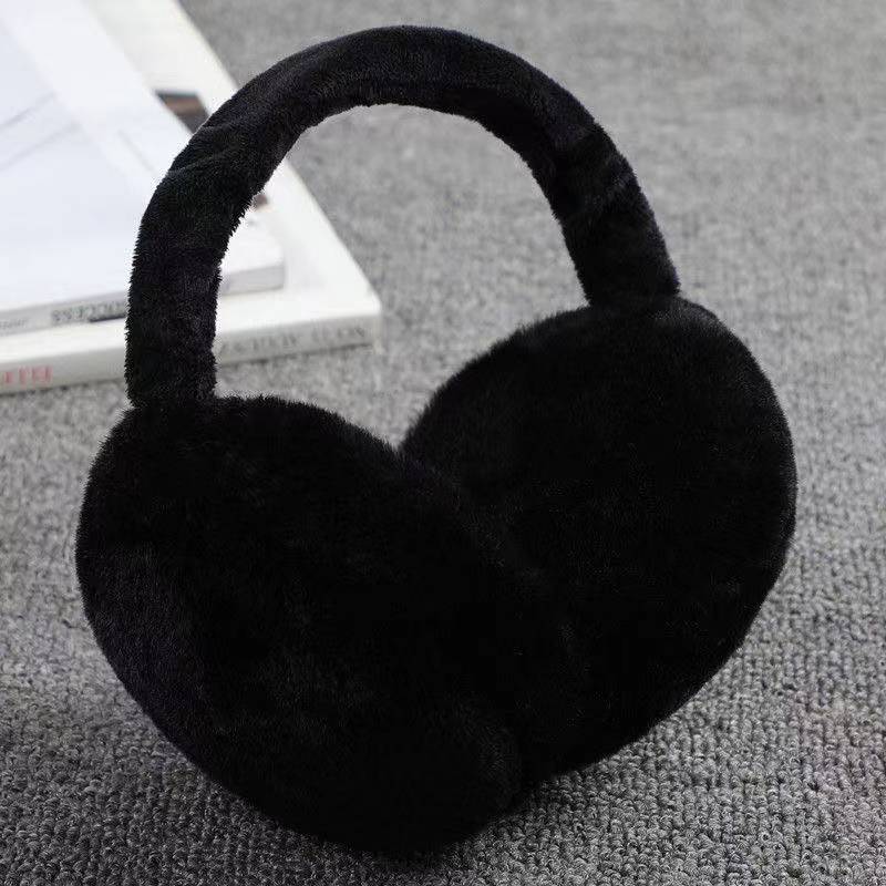 Foldable Stretch Soft Earmuffs for Women Men Warm Cute Plus Velvet Earmuffs Winter Ladies Cold Protection Ear-Muffs