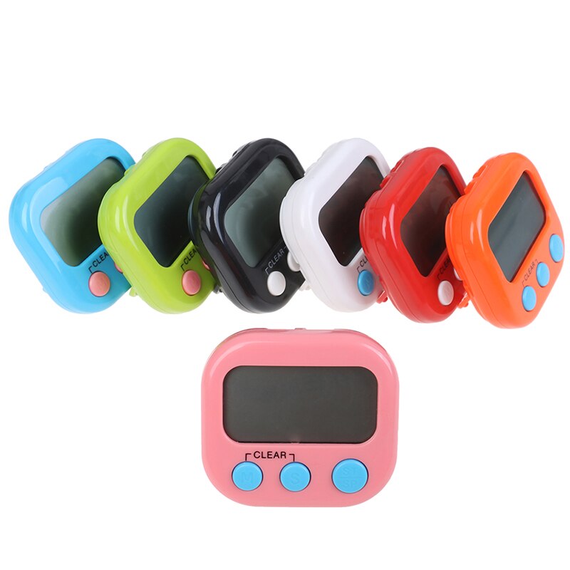 Practical Cooking Timer Alarm Clock Multi-Color Magnetic LCD Digital Kitchen Countdown Timer Alarm With Kitchen Timer