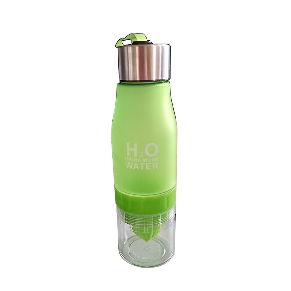 650ML H2O Lemon Juice Water Bottle Outdoor Sport Travel Fruit Infuser Drinkware Waterbottles Healthy Drinking