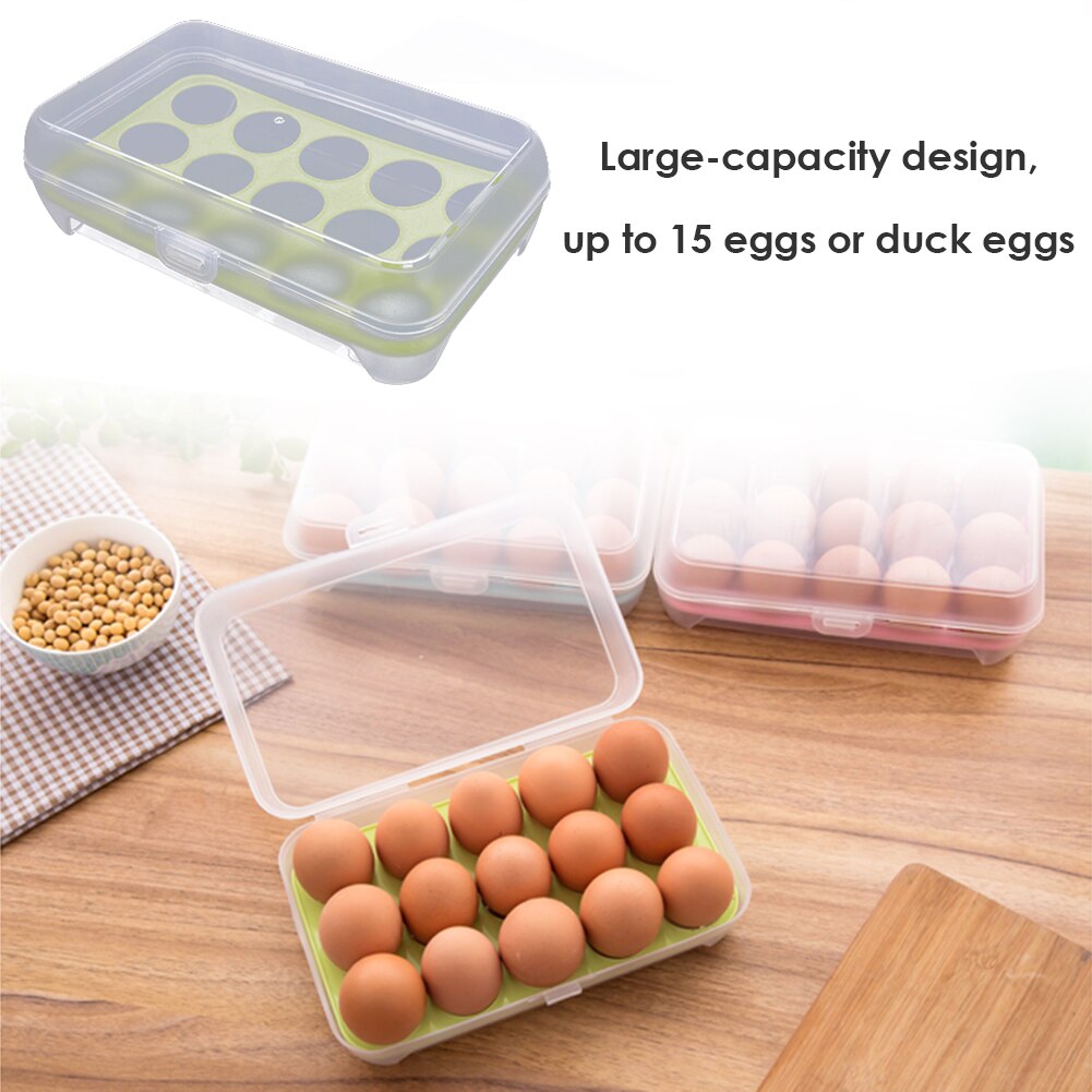 2/4/6/12 Grids Egg Storage Box Home Kitchen Organizer Egg Holder Container Case Portable Outdoor Camping Picnic Eggs Boxes Case