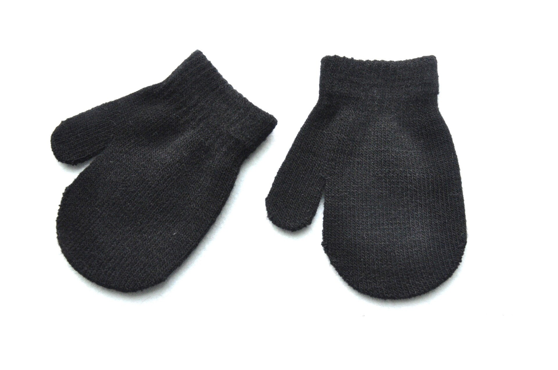 Guantes de invierno para bebé, manoplas suaves elásticas cálidas de punto para niños, niñas y niños
