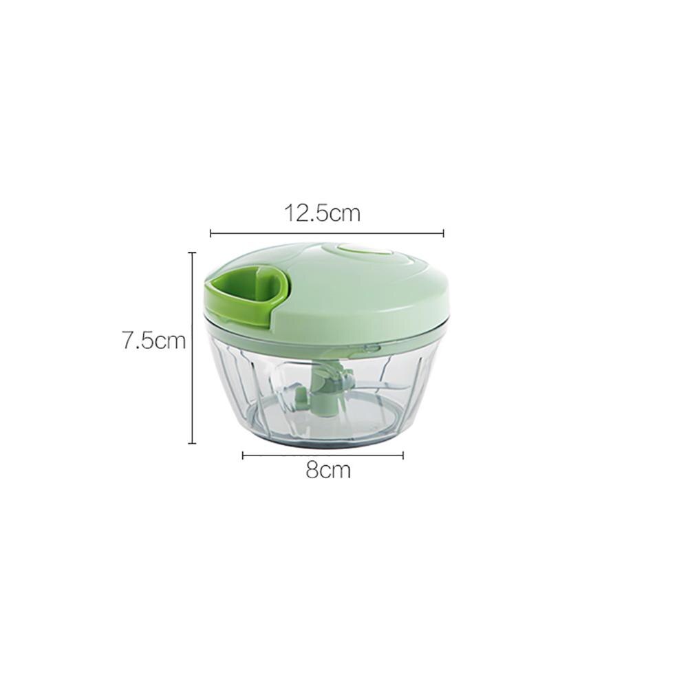 Trituradora Manual de carne, cortador de frutas y verduras, procesador de ajo, trituradora de alimentos, accesorios de cocina: S