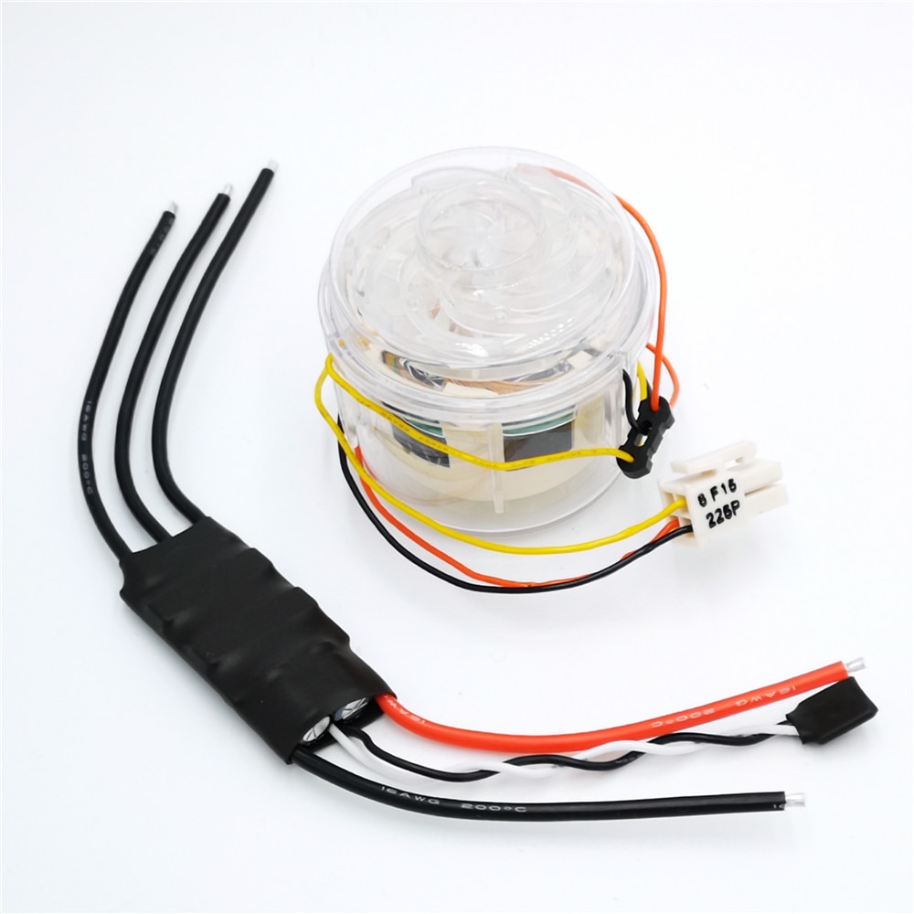 Moteur de ventilateur sans balais | Lame à Double Turbine, moteur de ventilateur sans balais de D, Module de commande Programmable et moteur sans balais, gouverneur électronique