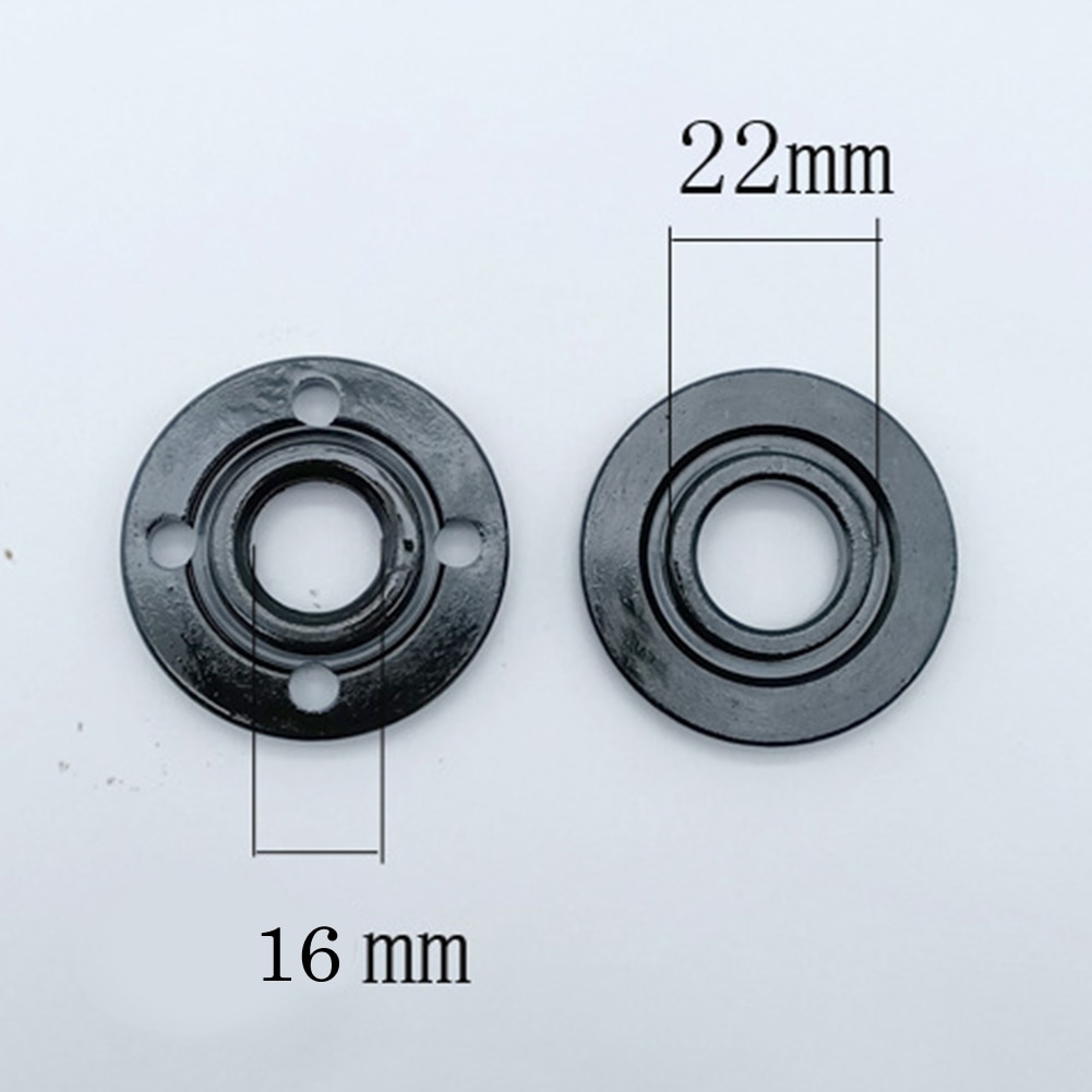 M16 Steel Lock Nuts Flange Nut Inner Outer Kit Angle Grinder Flange ...