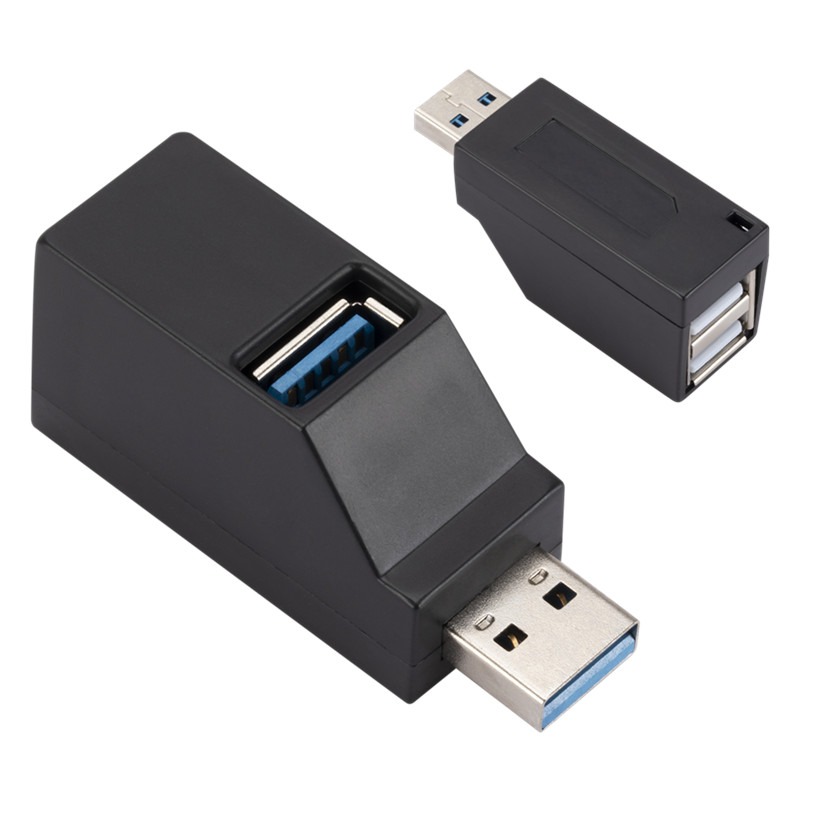 USB 3.0 2.0 HUB Adapter Extender Mini Splitter Box 1 tot 3 Poorten Hoge Snelheid USB 2.0 Voor PC Laptop U schijf Kaartlezer