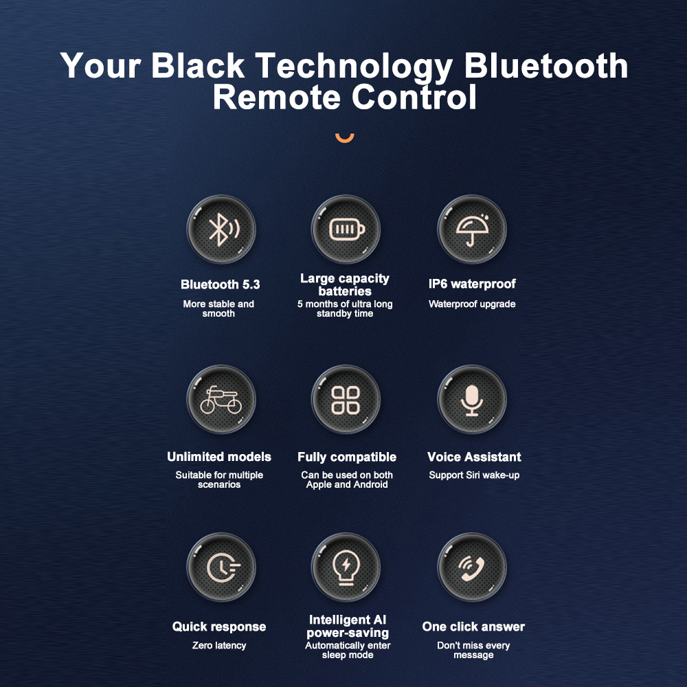 Motorrad Lenker Fernbedienung Drahtlose Helm Headset Fernbedienung Geschmack Bluetooth Freisprecheinrichtung Telefon Medien Fernbedienung