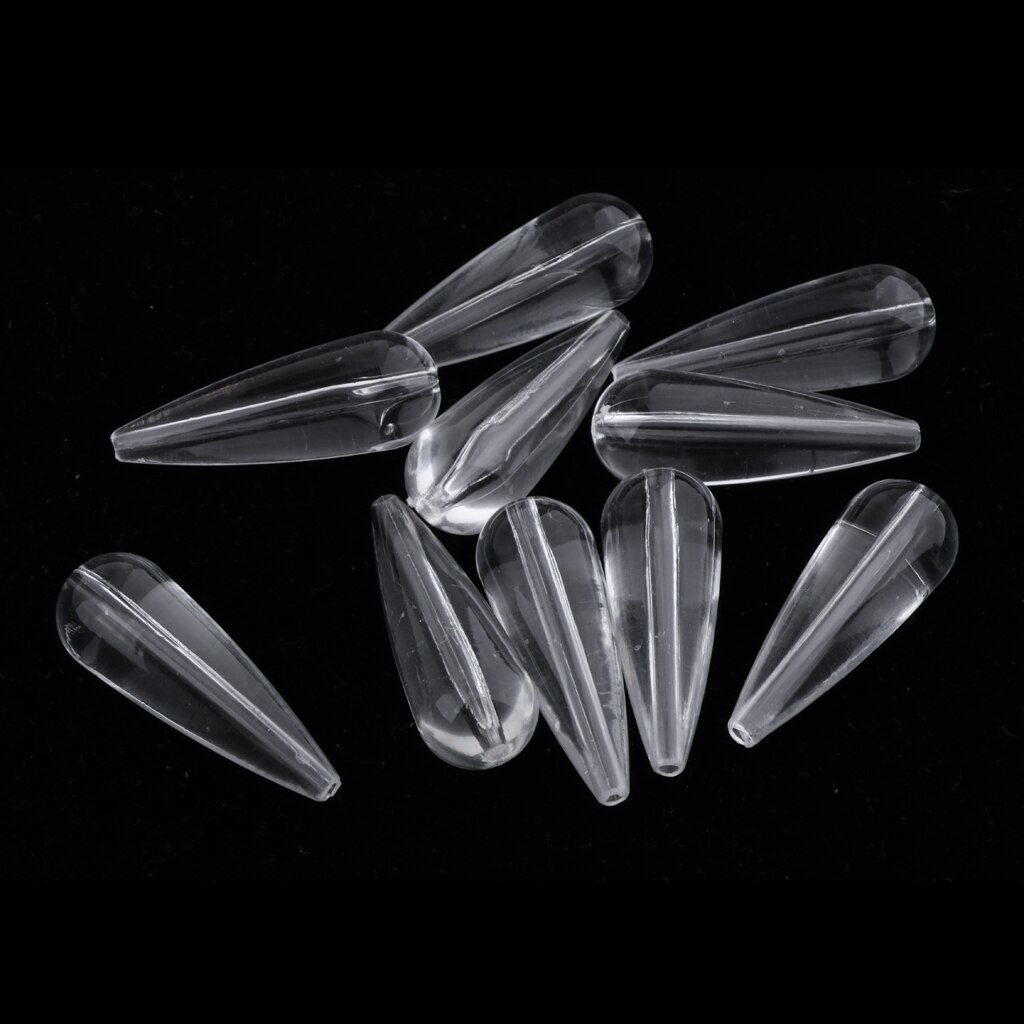 10 Pcs. Clear Bombarda Floats - Trout Float And Surface Control for