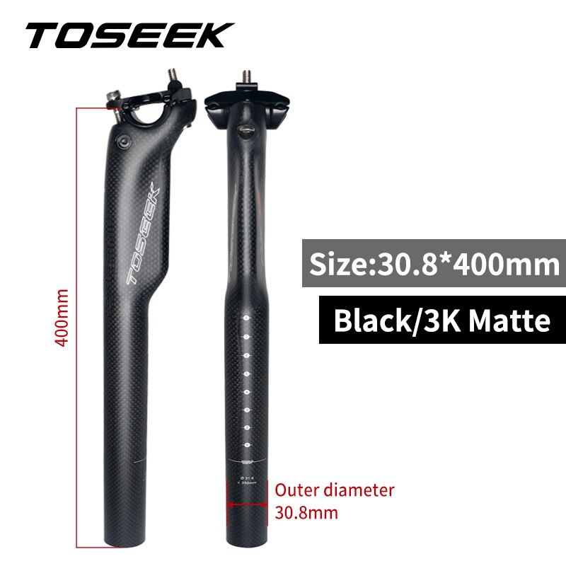 Fietszadelpen lange aluminium fiets zadelpen 27,2/31,6/33,9 mm
