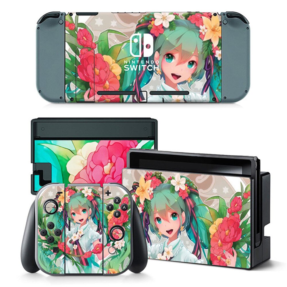 Video Game Vinyl Decal Skin Sticker Cover for Nintendo Switch Console System: TN-switch-5364