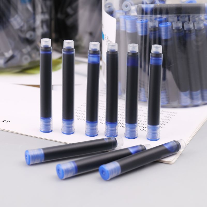 100Pcs Jinhao Universele Blauw Vulpen Inkt Sac Cartridges 2.6Mm Vullingen School Kantoorbenodigdheden J