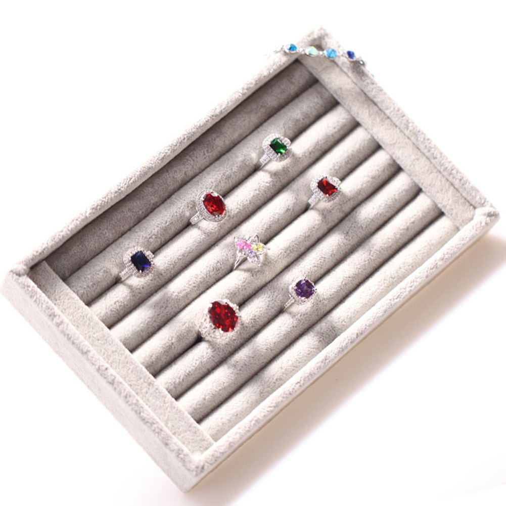 Ring Earrings Organizer Ear Studs Display Stand Holder Rack Tray Plate Box Case Bracelet Bangle Woman Rings Men Ear Stud Storage