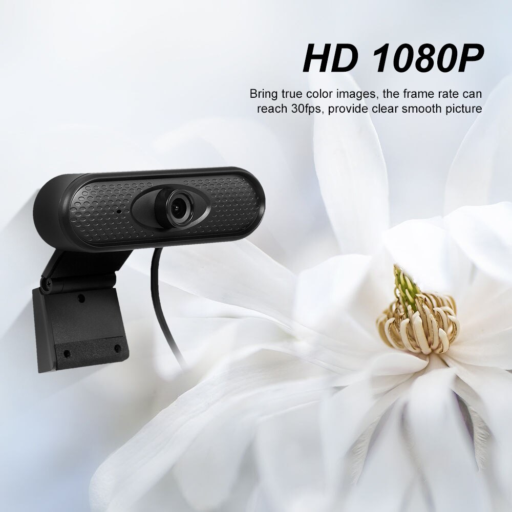 Webcam 1080P Handleiding Focus Web Camera Voor Computer Usb Web Camera Met Microfoon Drive-Gratis Web Cam Voor pc Laptop Black