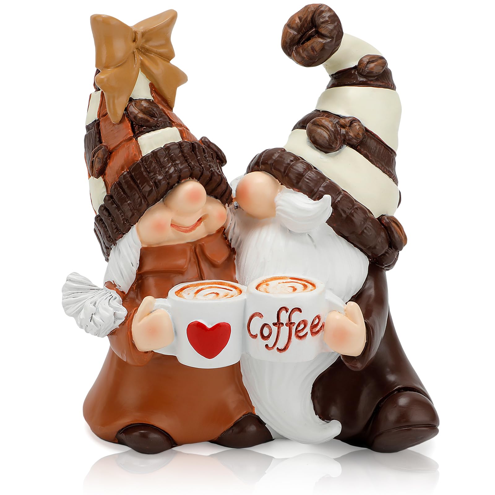Kaffegnome kaffebar dekoration tilbehør forår sommer gnomdekoration efterår gnomdekoration hjem lagdelt bakke design