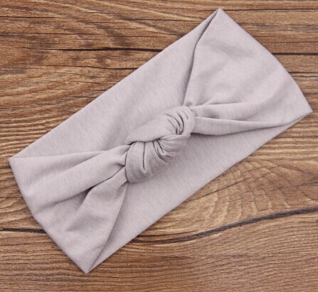 Baby Krawatte Knoten Stirnband Gestrickte Baumwolle Kinder Mädchen elastische haar bands Turban bögen für mädchen Stirnbänder Sommer bandeau bebe