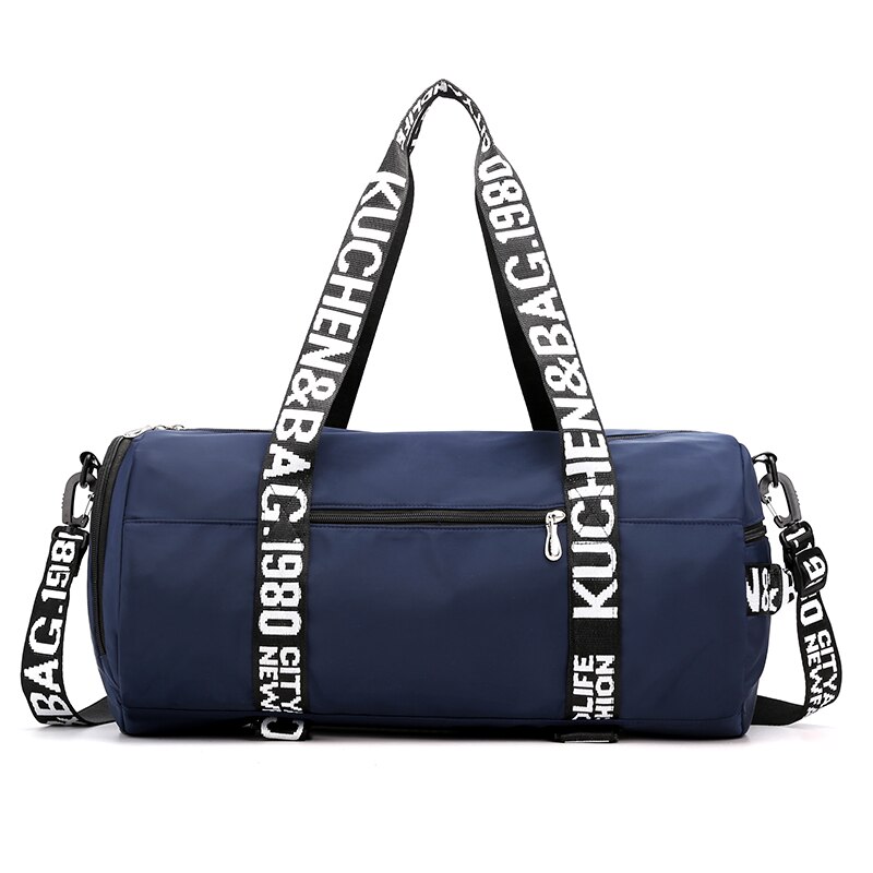 Bolsa esportiva feminina para treino, bolsa de viagem Fitness para akademia, yoga, esportes, bagagem: Mørke blå