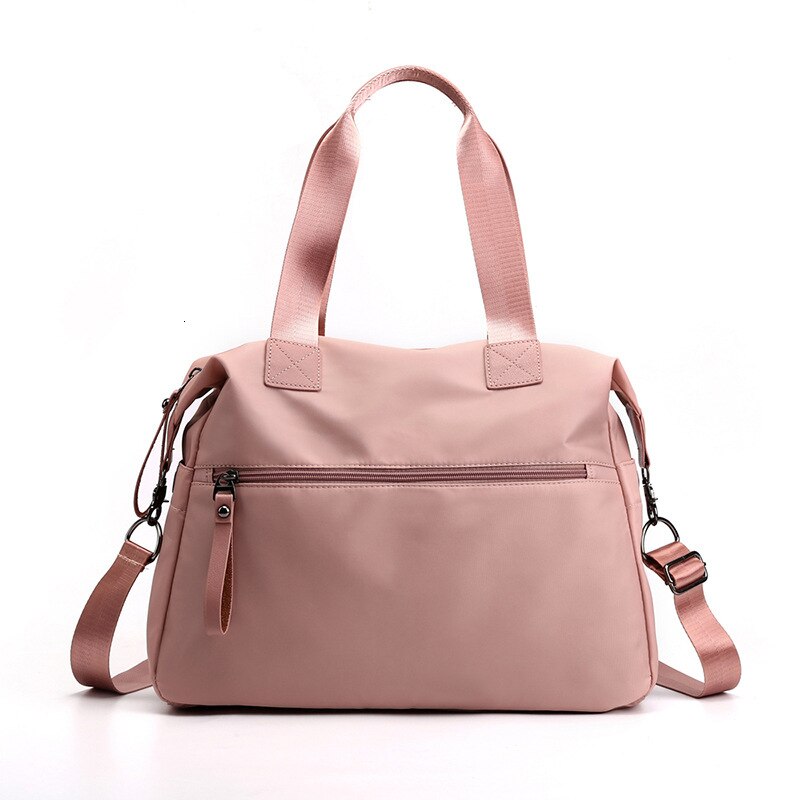 Handtasche Frauen Umhängetasche Wasserdicht Rosa Violet Schwarz Nylon Casual Große Kapazität Schulter Taschen