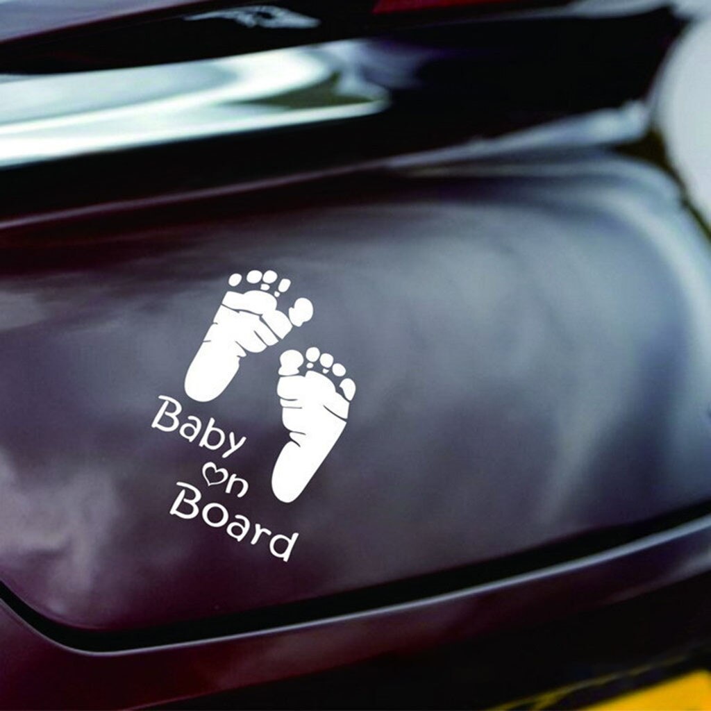 Foot plate warning sticker Baby On Board Vinyl Car... – Vicedeal