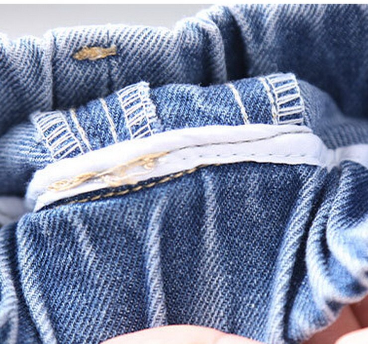 Boys Pants Jeans Boys Jeans for Spring Fall Children's Soft Denim Trousers Haren Kids loose Splicing Pants