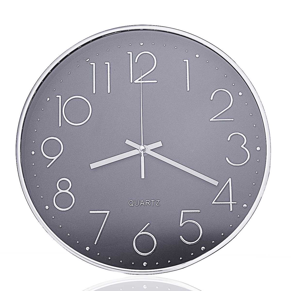 12 Inch Rose Gold Black Silent Wall Clocks For Bedroom Living Room Simple Quartz Wall Hanging Clock Home Decor no Battery