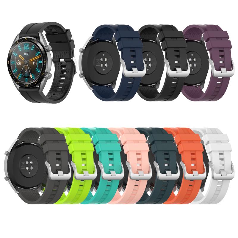 Correa de silicona para Huawei watch GT, correa de silicona oficial de 46mm, ancho de pantalla Universal de 22MM, Huawei GT