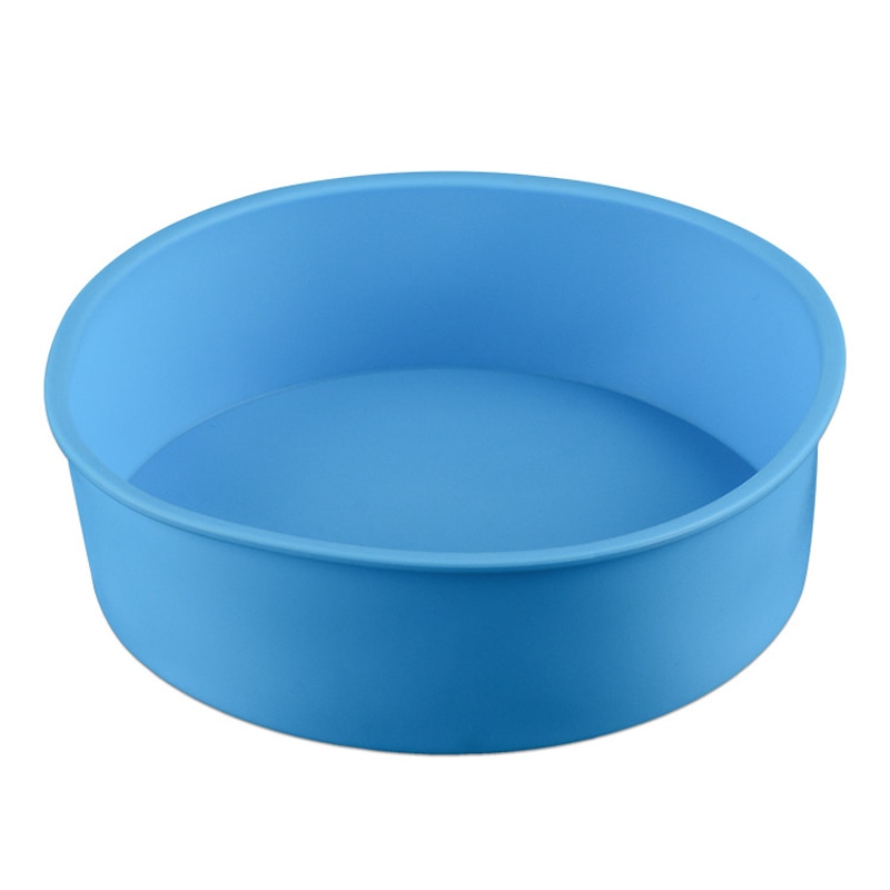 Ronde siliconen cakevorm bakvorm bakvorm bakvorm gereedschap voor keukengereedschap bakvorm maker 17*6cm willekeurige kleuren
