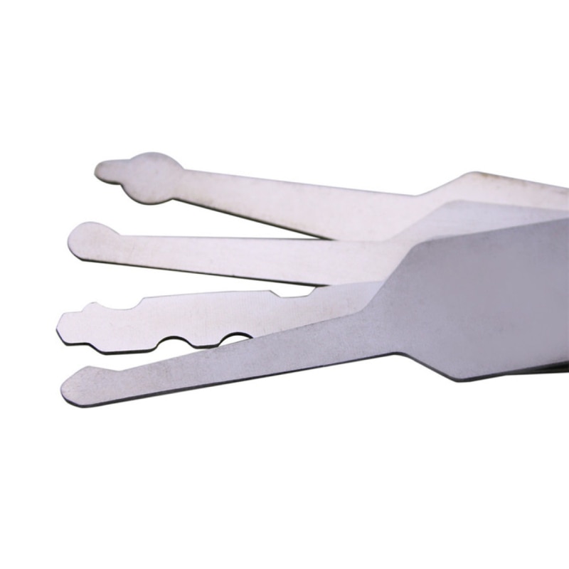 10Pcs/Set Stainless Jiggler And Keys Dual Sided Car Unlock Lock Open Repair Accessories Tool Kit