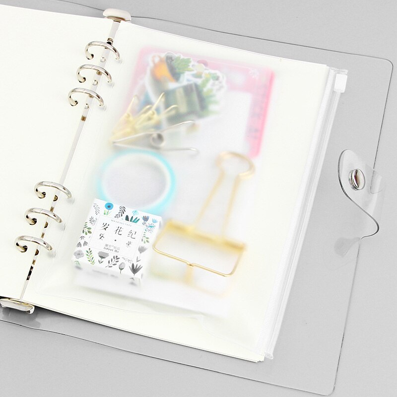 Carnet de notes transparent adt scalp, journal A5, licence, fournitures de bureau