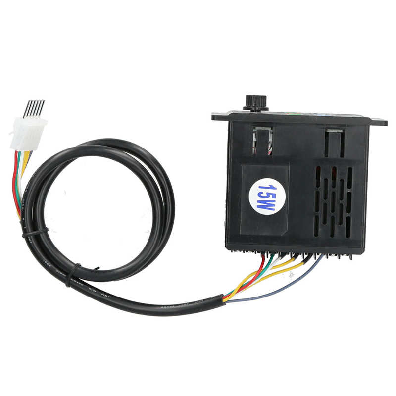 AC 220V Motor Speed Controller Digital Display Single Phase Gear Reduction Motor Governor CW/CCW Speed Pinpoint Regulator 15W