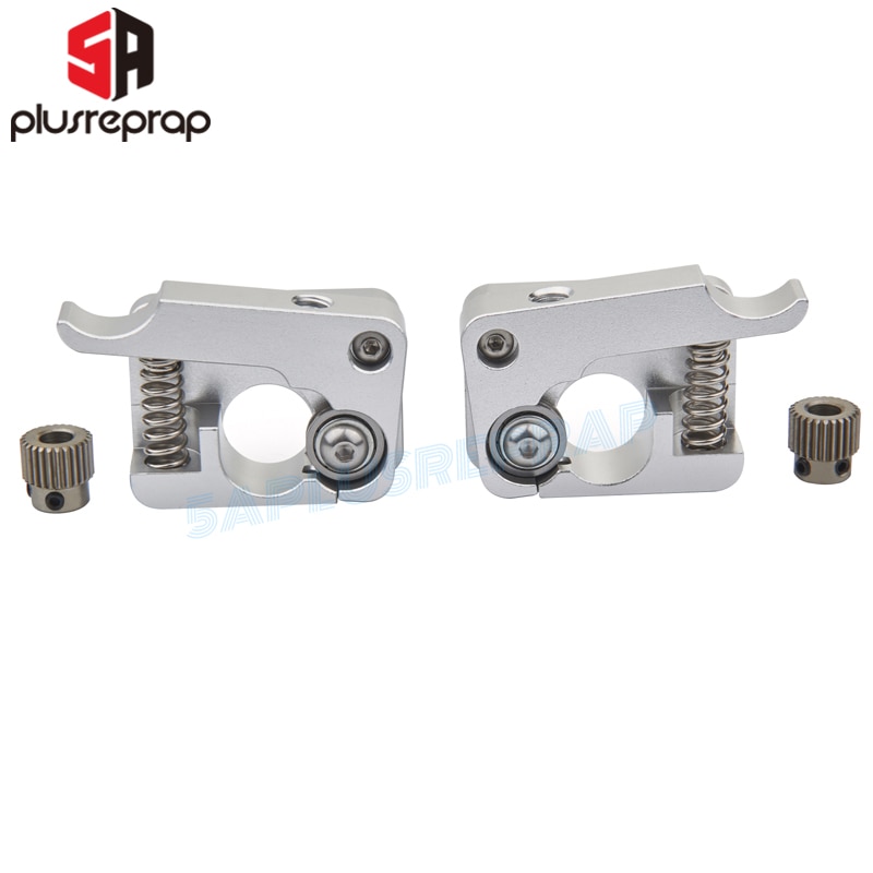 Mk10 direkte direkte ekstruder aluminium ekstrudering 1.75mm højre venstre arm fuld metal bowden 3d printer dele med 26 tand gear