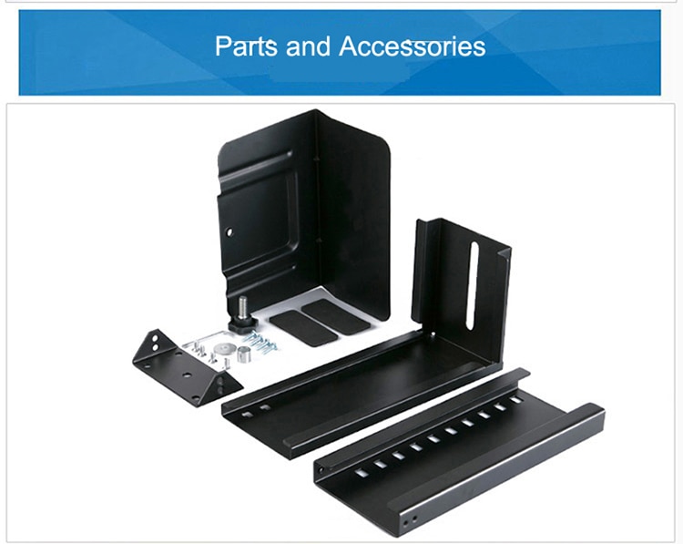Universal PC Case Holder Under Desk Wall Side CPU Stand Adjustable Computer Main frame Hanger Host Box Stand Bracket Rack Tray