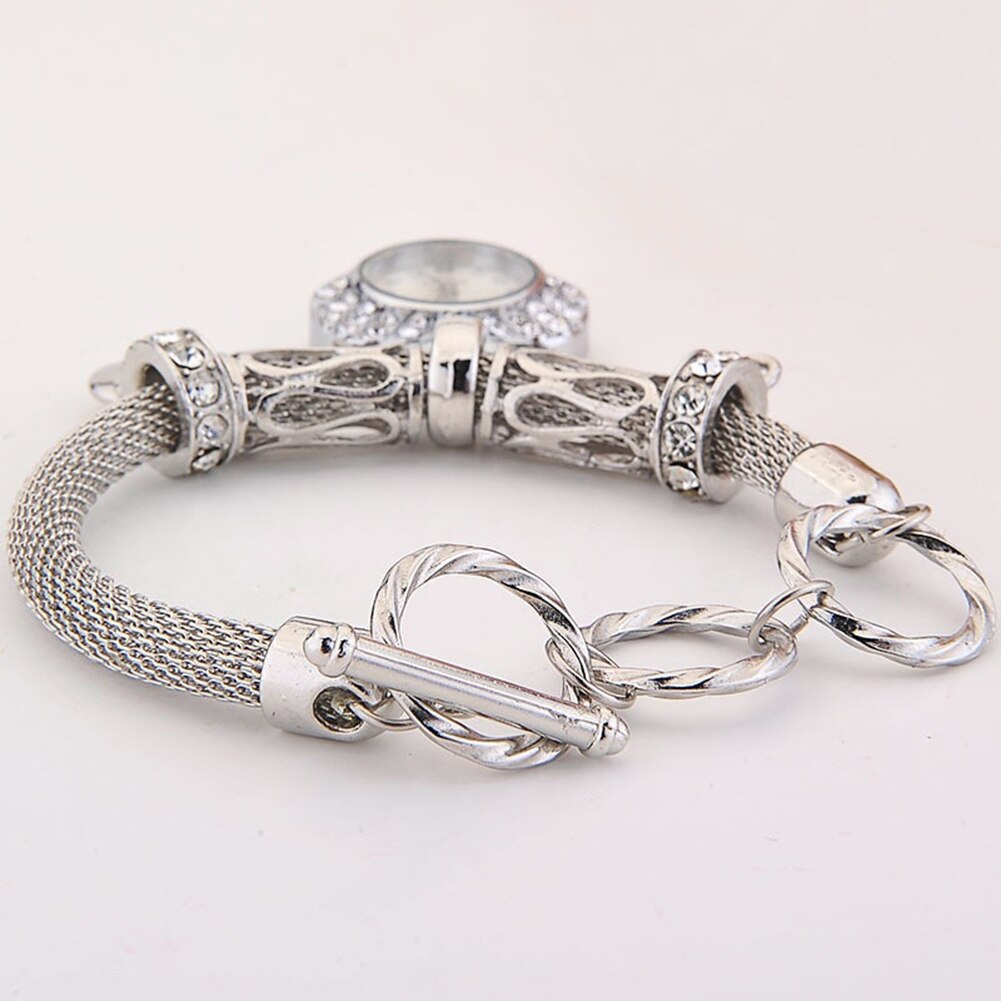 Women's Love Heart Bracelet Watch Charm Band Analog Quartz Wrist Watch