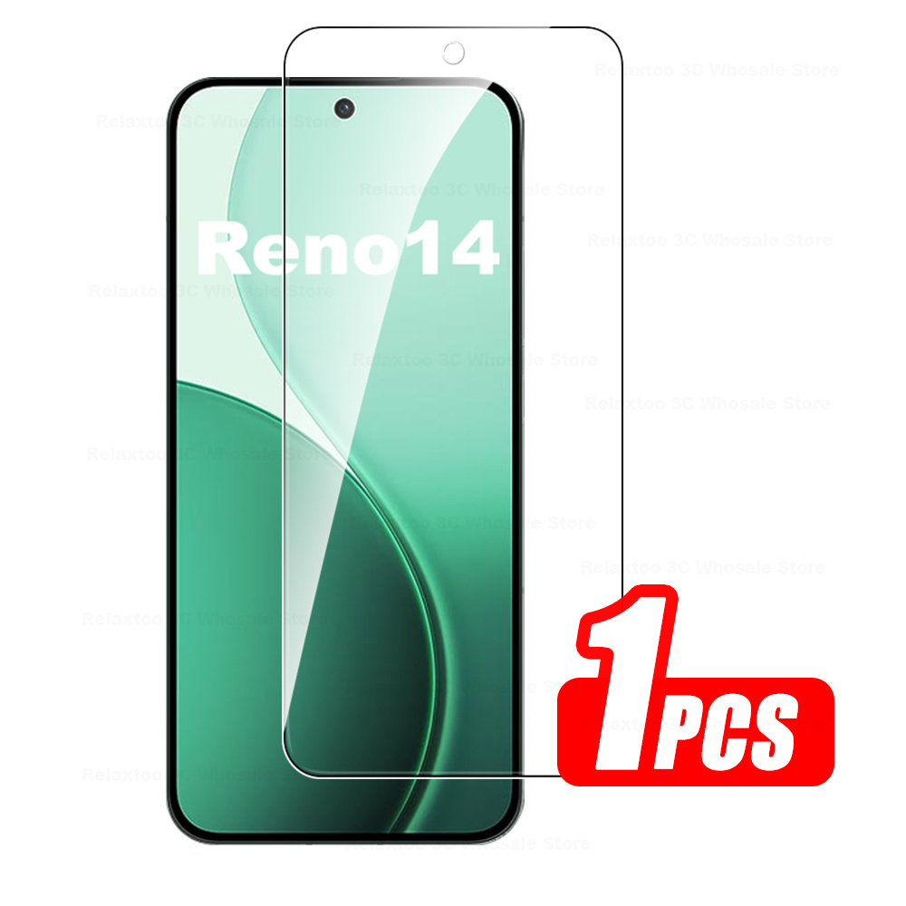 4-1Stck Schutz Glas Für Oppo Reno14 Profi 9H Prämie Bildschirm Schutz Abdeckung Telefon Film Für Oppo Reno14Profi reno 14 14Profi 5G: Dunkelgrau / Paket1