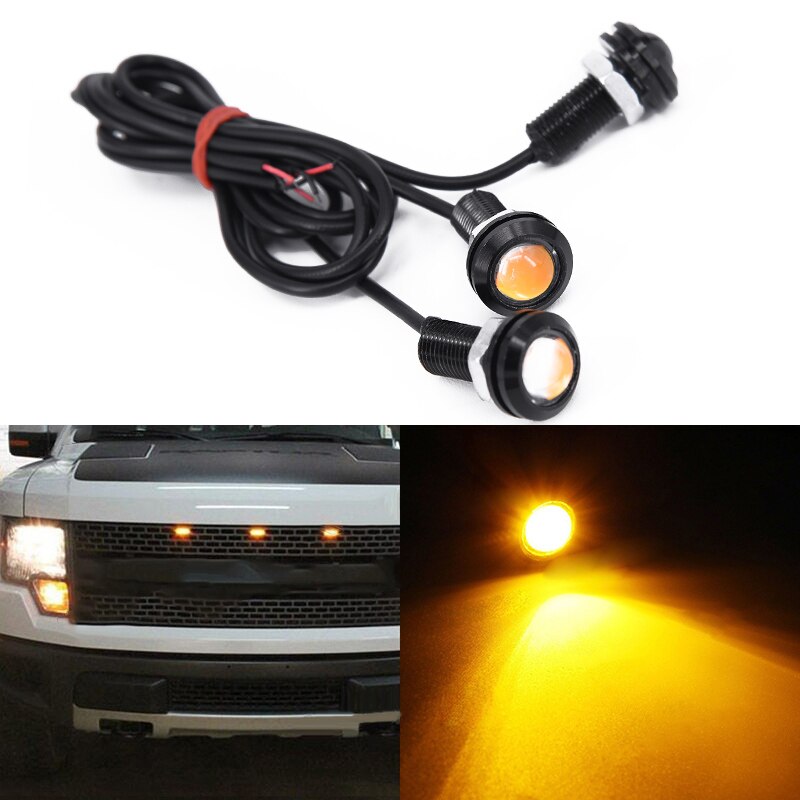 Assembly LED Lights Fitting Bulbs Kit Attachment High Power LED Grille Style