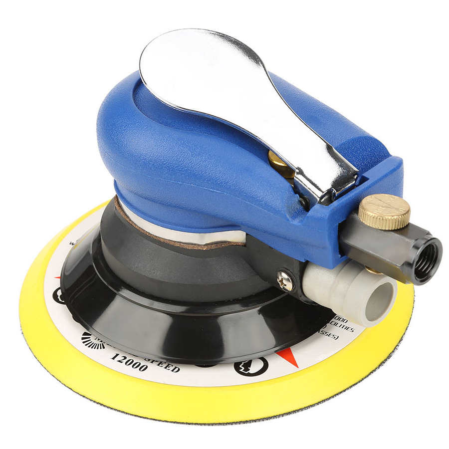 AT-980V 5/6 inch Round Sander Vacuum Cleaner Pneumatic Air Polishing Machine Kit