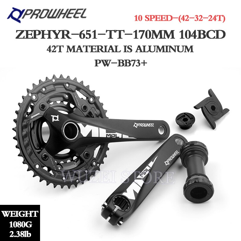 Kugghjul 10/11 hastighet mtb cykel vevsats 36-26t 42-32-24t 170mm cykel vev ihåliga tandplatta cykel vevsats kedjehjul grupp