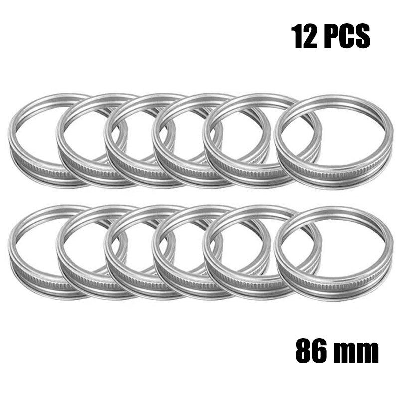 Fresh-keep Lids 10/12PCS Tinplate Sealing Lid Glass Jar Storage Canning Lid Wide Mouth Lids Kitchen Food Container Covers: A2