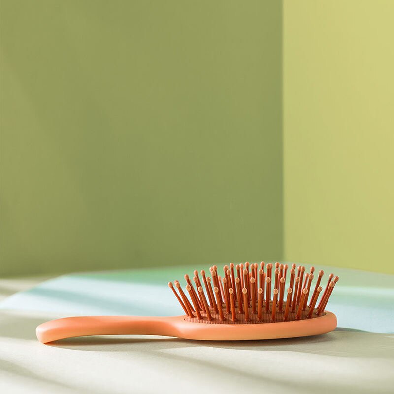 Freeship Mini Air Cushion Comb Travel Curly Hair Comb Home Air Cushion Massage Comb Home Men and Women Style Hair Rolling Comb