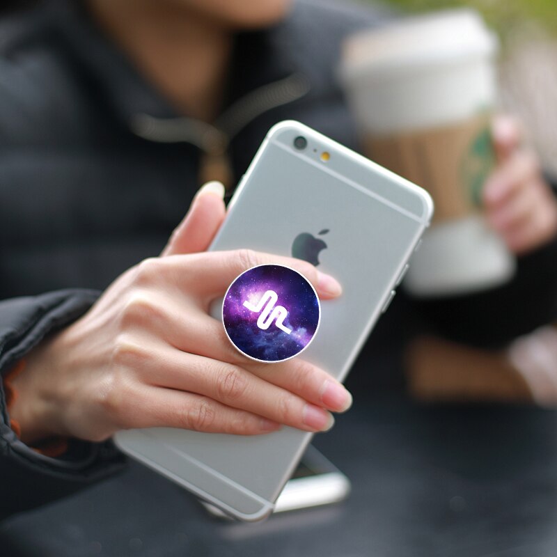 Popping попсокет Para Telefones celulares Titular Bolso Do Telefone Tomada Pipsocket Mesa Redonda de Expansão Suporte e Aderência Pops Anel de Dedo