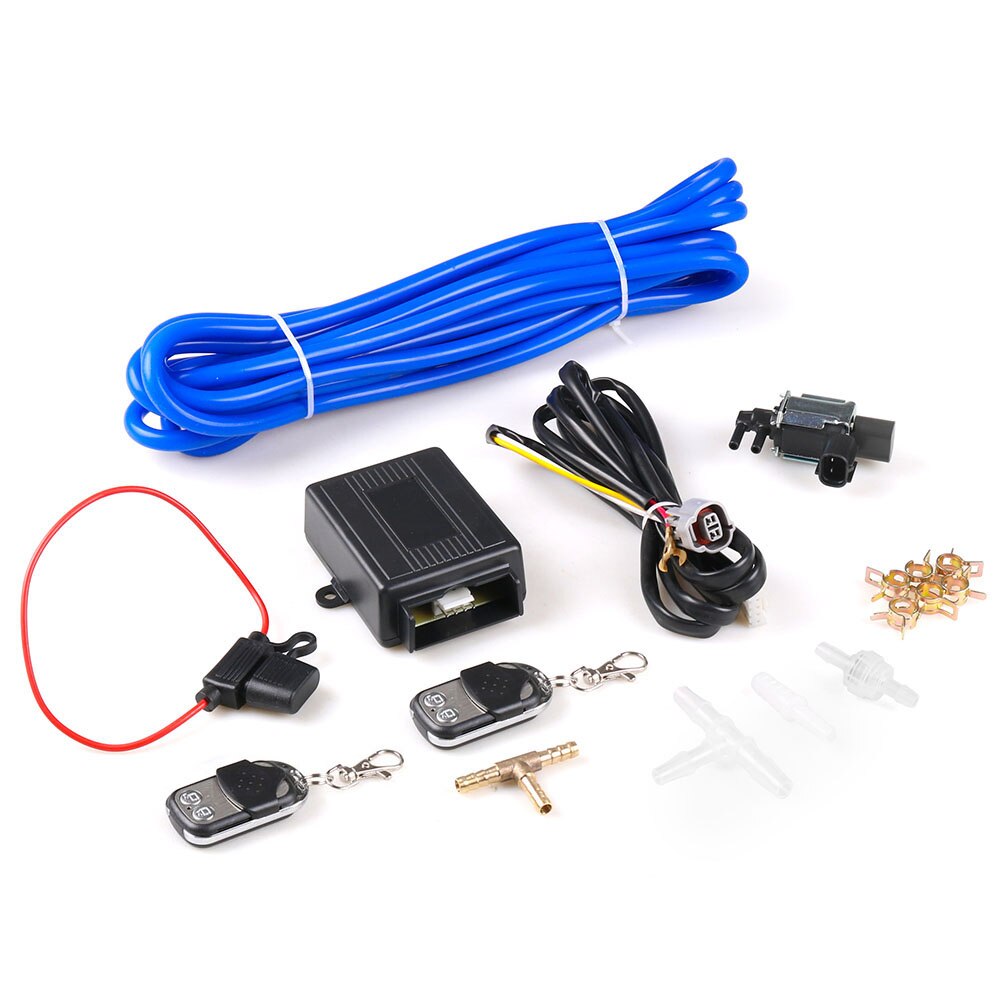 Universal Wireless Remote Vacuum Exhaust Cutout Valve Controller Set With Remote: 2 remote control