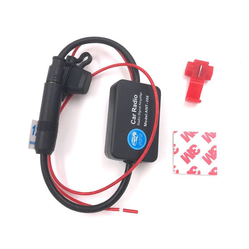 ANT-208 FM Signal Amplifier Car Antenna Radio Universal Auto FM/AM Booster Amp 12V Automobile Parts For Marine Vehicle