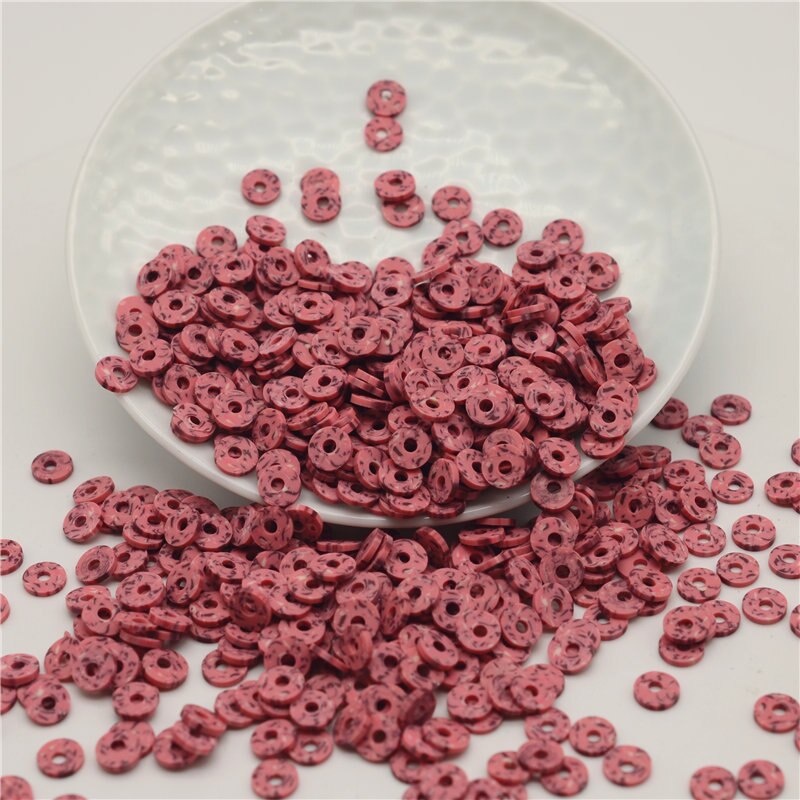 100g/lot Polymer Donut/Hollow circle Clay Fimo Sprinkles Lovely confetti for Crafts Making, DIY Confetti