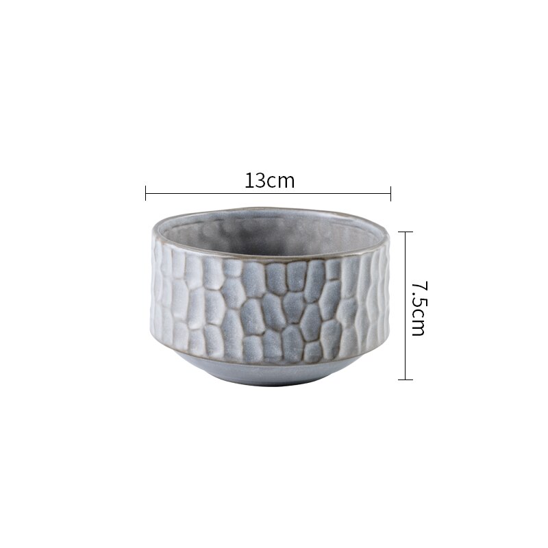 Vajilla de cocina de cerámica de estilo nórdico, taza de desayuno, plato de porcelana para salsa, plato de cena, taza de café, tazón de arroz, tazón de postre y ensalada: B