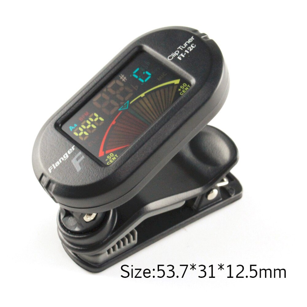Color Screen Guitar Tuner Digital Tuner With Clip On For Guitar FT-12C