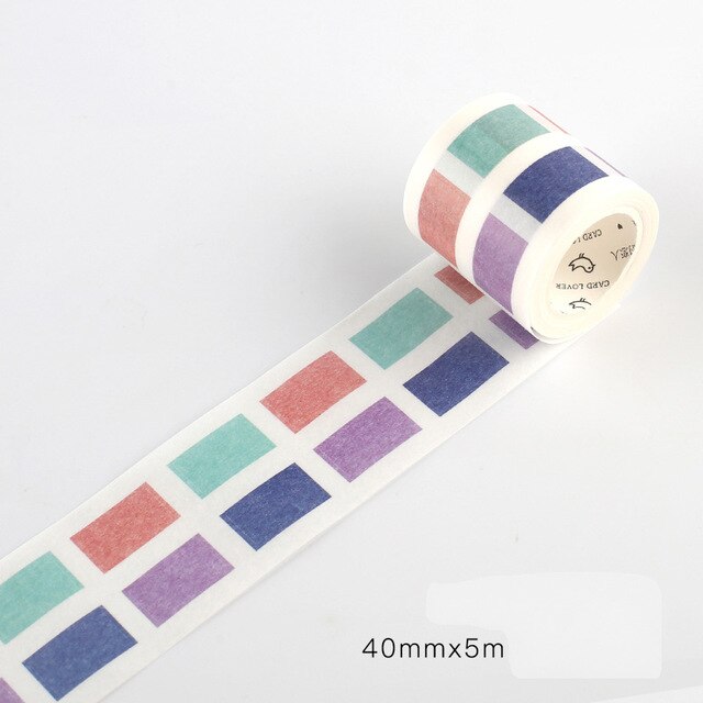 5 M filles Monologue série mignon Washi ruban de masquage Journal fournitures Scrapbooking papier stationnaire: 8