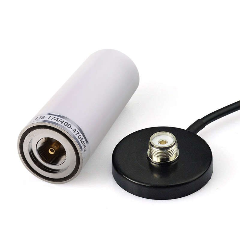 Køretøj / bil mobilradio vhf / uhf dual band antenne bnc hanstik magnetisk basemontering 5m rg58 kabel til  bc125at scanner