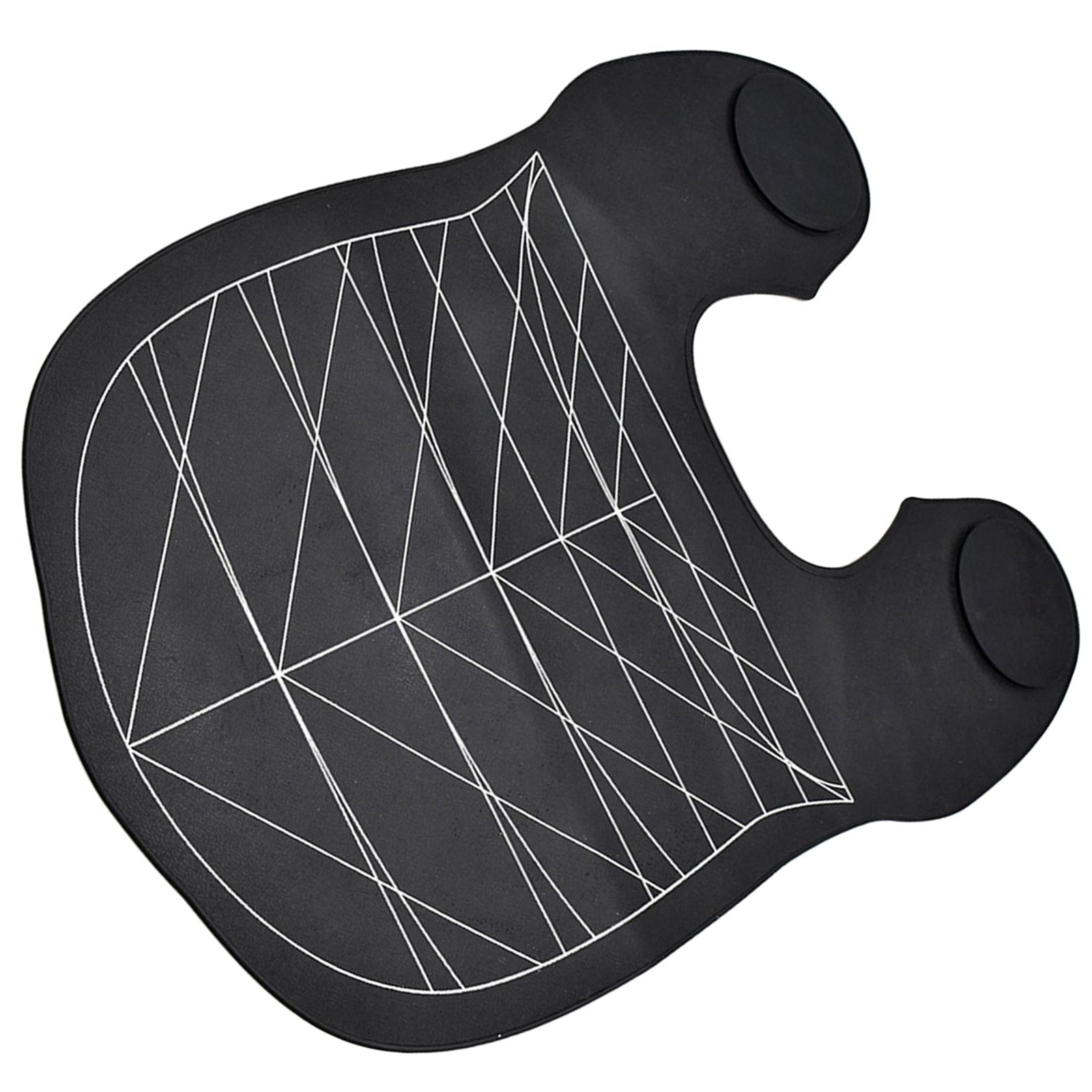 Rubber Salon Barber Cape Salon Hair Dyeing Shawl Short Hair Cutting Cape for Barbershop Shampoo Protection Cutting Collar Black