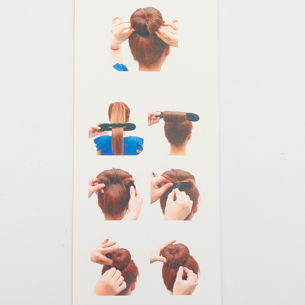 1Pc S L Szie Meisjes Vrouwen Haar Twister Styling Bun Maken Tool Voor Spons Roller Hairdisk Haar Clip